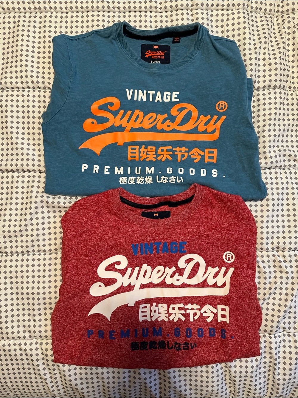 Two Superdry T-Shirts